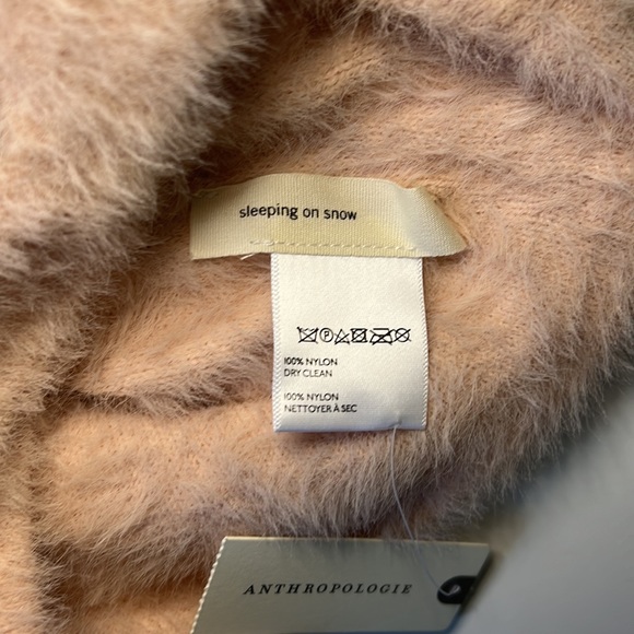 Anthro Pink furry beanie with rhinestones - Picture 4 of 4